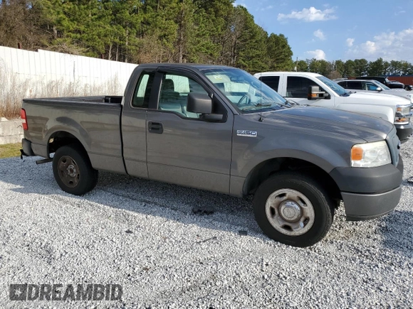 2005 Ford F-150 XL with VIN 1FTRF122X5NB50685, listed as a Copart auction lot 45153925 with 146,329 mi miles and Salvage Title. Bid and sale history available at carsss.com. Image 4.