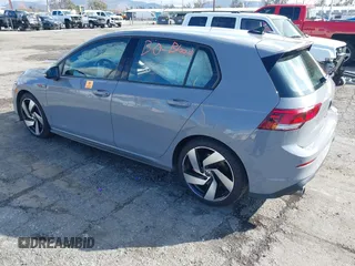 2022 Volkswagen Golf GTI S with VIN WVWG87CDXNW155707, listed as a IAAI auction lot 41501380 with 55,467 mi miles. Bid and sale history available at carsss.com. Image 3.