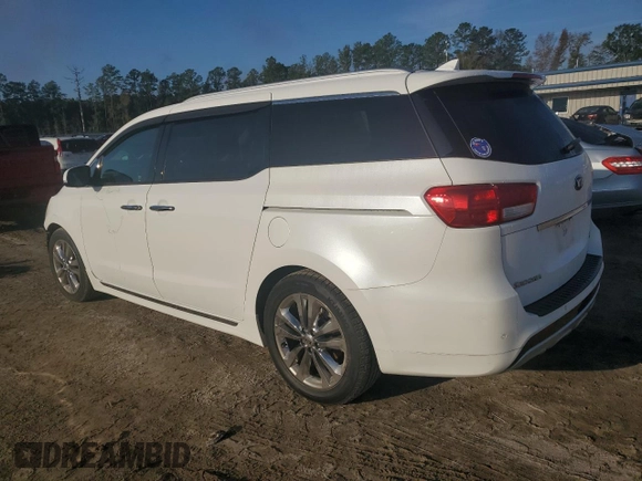 2017 Kia Sedona SX-L with VIN KNDME5C16H6334580, listed as a Copart auction lot 80086864 with 93,437 mi miles and Salvage Title. Bid and sale history available at carsss.com. Image 2.