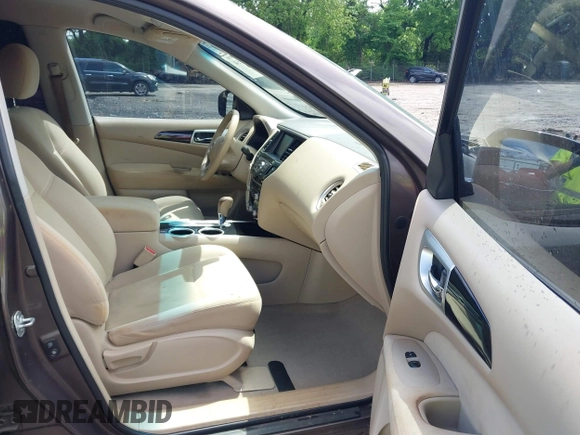 2015 Nissan Pathfinder SV z VIN 5N1AR2MN0FC704228, wystawiony jako IAAI lot #42248054 z przebiegiem 144 106 mil mil oraz . Historia ofert i sprzedaży dostępna na DreamBid. Obrazek 5.