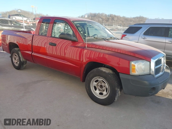 2006 Dodge Dakota ST with VIN 1D7HE22K36S697830, listed as a IAAI auction lot 41611944 with 95,811 mi miles and . Bid and sale history available at DreamBid. Image 1.