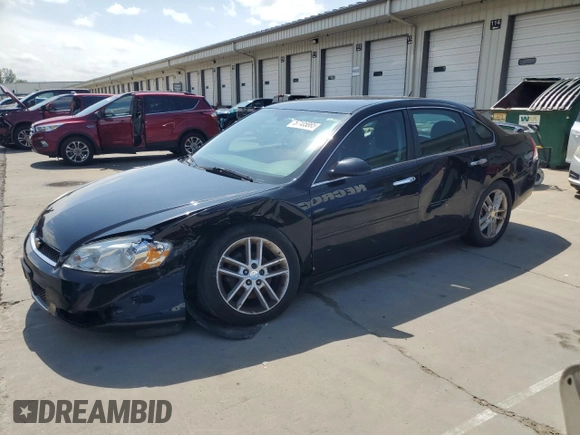 2016 Chevrolet Impala LTZ with VIN 2G1WC5E35G1142854, listed as a Copart auction lot 57105865 with 119,829 mi miles and Salvage title. Bid and sale history available at DreamBid. Image 1.