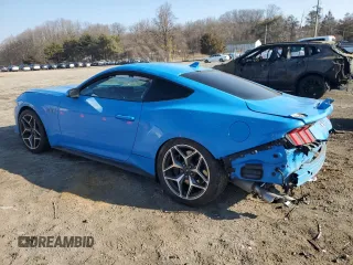 2024 Ford Mustang GT with VIN 1FA6P8CF6R5403295, listed as a Copart auction lot 46750145 with 12,161 mi miles and Salvage title. Bid and sale history available at DreamBid. Image 2.