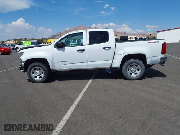 2022 Chevrolet Colorado 4WD Work Truck with VIN 1GCGTBEN7N1299512, listed as a IAAI auction lot 42720023 with 41,851 mi miles and . Bid and sale history available at DreamBid. Image 15.