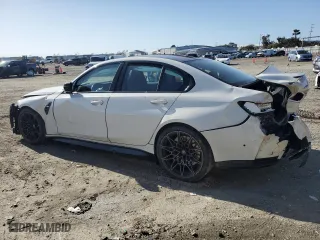 2023 BMW M3 Competition xDrive with VIN WBS43AY01PFN54537, listed as a Copart auction lot 49723805 with 0 mi miles and Salvage Title. Bid and sale history available at carsss.com. Image 2.