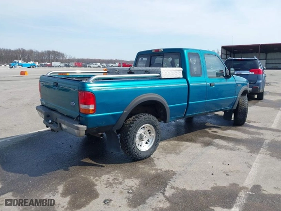 1994 Ford Ranger Splash with VIN 1FTCR15X9RPC52929, listed as a IAAI auction lot 41773442 with 229,012 mi miles. Bid and sale history available at carsss.com. Image 4.