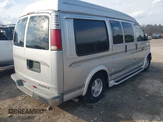 1996 Chevrolet Express Cargo Van w/YF7 with VIN 1GBFG15RXT1019130, listed as a IAAI auction lot 41674417 with 1 mi miles. Bid and sale history available at carsss.com. Image 4.