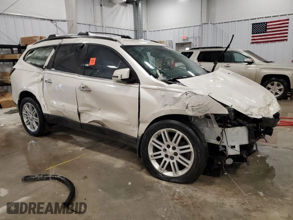 2013 Chevrolet Traverse LT with VIN 1GNKVGKD1DJ110047, listed as a Copart auction lot 49648405 with Not Provided miles and Clean Title. Bid and sale history available at DreamBid. Image 4.