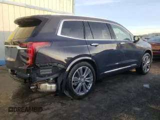 2025 Cadillac XT6 FWD Premium Luxury with VIN 1GYKPCRS3SZ120216, listed as a Copart auction lot 42717185 with 2,176 mi miles and Clean Title. Bid and sale history available at carsss.com. Image 3.