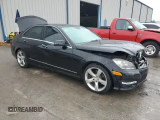 2014 Mercedes-Benz C 350 Sport with VIN WDDGF5HB9EA954320, listed as a Copart auction lot 42229085 with 173,651 mi miles and Salvage Title. Bid and sale history available at DreamBid. Image 4.
