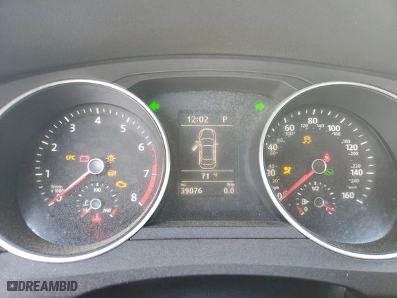 2018 Volkswagen Jetta 1.4T SE with VIN 3VWDB7AJ8JM245085, listed as a Copart auction lot 45366755 with 39,076 mi miles and Salvage Title. Bid and sale history available at carsss.com. Image 9.