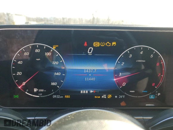 2024 Mercedes-Benz GLE 450 с VIN 4JGFB5KB0RB181971, выставлен на аукционе Copart как лот 45401005 с пробегом 11 440 миль миль и Списание • Salvage title. История ставок и продаж доступна на DreamBid. Изображение 9.
