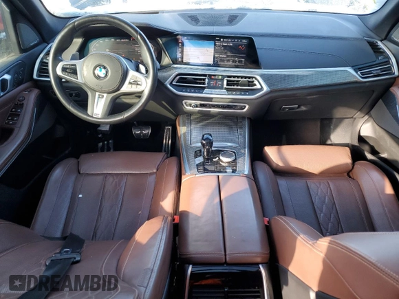2020 BMW X5 M50i with VIN 5UXJU4C05LL227875, listed as a Copart auction lot 43477225 with 103,526 mi miles and Clean Title. Bid and sale history available at DreamBid. Image 8.