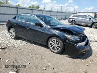 2018 Acura ILX Premium with VIN 19UDE2F72JA008455, listed as a Copart auction lot 56945665 with Not provided miles and Salvage title. Bid and sale history available at DreamBid. Image 4.