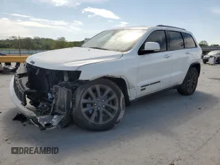 2016 Jeep Grand Cherokee Limited 75th Anniversary with VIN 1C4RJFBT8GC447215, listed as a Copart auction lot 53835115 with 69,864 mi miles and Salvage Title. Bid and sale history available at DreamBid. Image 1.