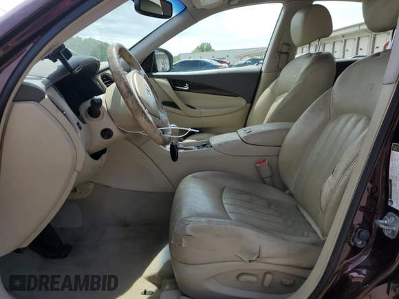 2012 Infiniti EX Journey with VIN JN1AJ0HR1CM451720, listed as a Copart auction lot 55737725 with 128,433 mi miles and Salvage title. Bid and sale history available at DreamBid. Image 7.