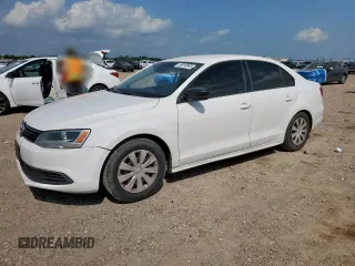 2014 Volkswagen Jetta S with VIN 3VW2K7AJ2EM226349, listed as a Copart auction lot 59810945 with 176,570 mi miles and Salvage title. Bid and sale history available at DreamBid. Image 1.