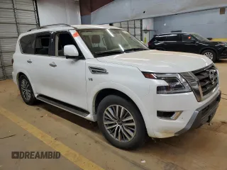 2022 Nissan Armada SL with VIN JN8AY2BB3N9812360, listed as a Copart auction lot 43376315 with Not Provided miles and Salvage Title. Bid and sale history available at carsss.com. Image 4.