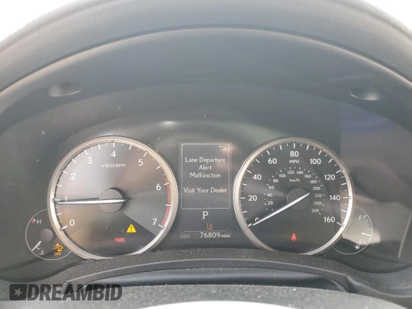 2019 Lexus NX 300 with VIN JTJBARBZ2K2179846, listed as a Copart auction lot 58236005 with 76,809 mi miles and Salvage title. Bid and sale history available at DreamBid. Image 9.