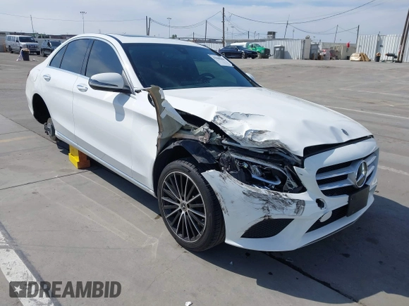 2021 Mercedes-Benz C 300 with VIN W1KWF8DB9MR611445, listed as a IAAI auction lot 41960300 with 32,862 mi miles and . Bid and sale history available at DreamBid. Image 1.