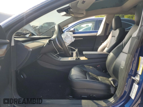 2023 Tesla Model 3 with VIN 5YJ3E1EA3PF436083, listed as a Copart auction lot 58864425 with 41,831 mi miles and Salvage title. Bid and sale history available at DreamBid. Image 7.