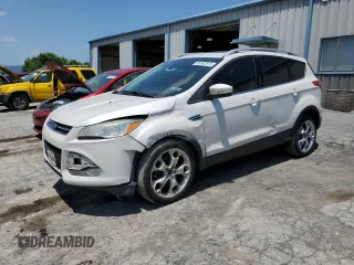 2016 Ford Escape Titanium with VIN 1FMCU9J96GUA48071, listed as a Copart auction lot 60742815 with 193,100 mi miles and Salvage title. Bid and sale history available at DreamBid. Image 1.