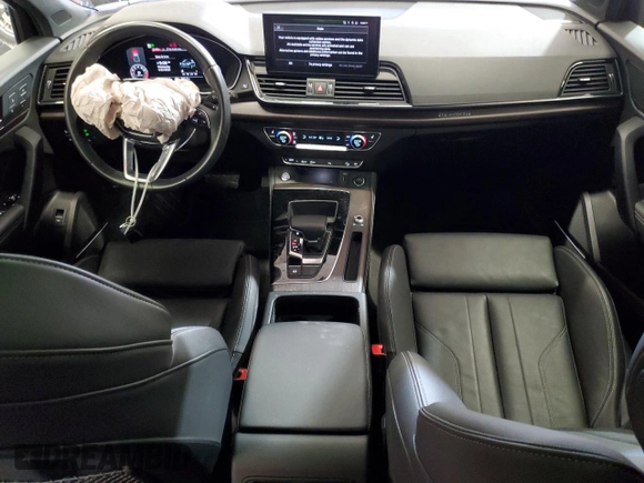 2022 Audi Q5 Sportback S line Premium Plus with VIN WA15ABFY4N2105772, listed as a Copart auction lot 54119335 with 38,217 mi miles and Salvage title. Bid and sale history available at DreamBid. Image 8.