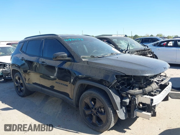 2018 Jeep Compass Latitude with VIN 3C4NJCBB6JT407411, listed as a IAAI auction lot 41851132 with 123,431 mi miles and . Bid and sale history available at DreamBid. Image 14.