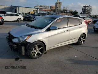 2012 Hyundai Accent SE with VIN KMHCU5AE4CU058727, listed as a Copart auction lot 54253065 with 177,409 mi miles and Salvage Title. Bid and sale history available at carsss.com. Image 1.