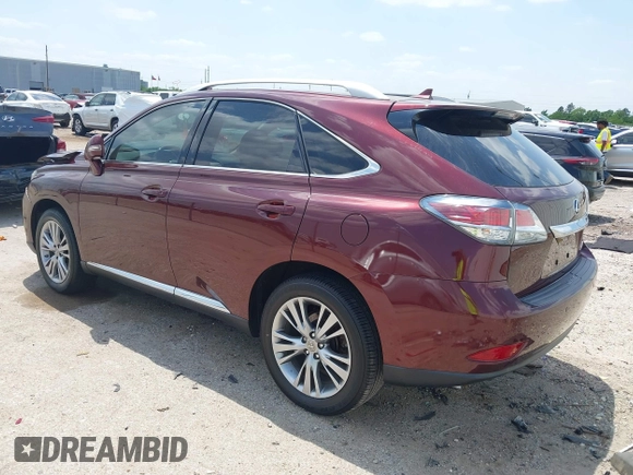 2013 Lexus RX 350 with VIN 2T2ZK1BA7DC109687, listed as a IAAI auction lot 41988640 with 199,335 mi miles and . Bid and sale history available at DreamBid. Image 3.