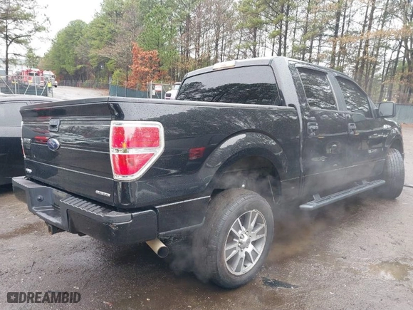 2014 Ford F-150 XL with VIN 1FTFW1EF2EFB57612, listed as a IAAI auction lot 41509583 with 194,036 mi miles. Bid and sale history available at carsss.com. Image 4.