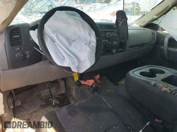 2010 Chevrolet Silverado 1500 LS with VIN 1GCSKREA5AZ107311, listed as a Copart auction lot 50485935 with Not Provided miles and Salvage Title. Bid and sale history available at DreamBid. Image 8.