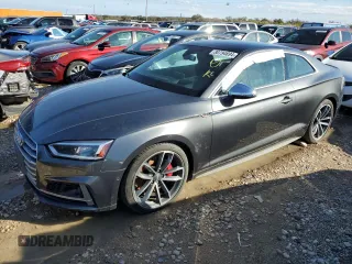 2019 Audi S5 Prestige z VIN WAUR4AF54KA004924, wystawiony jako Copart lot #80794694 z przebiegiem 44 122 mil mil oraz Szkoda całkowita • Salvage title. Historia ofert i sprzedaży dostępna na DreamBid. Obrazek 1.