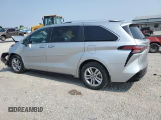 2022 Toyota Sienna Limited with VIN 5TDZRKEC4NS129438, listed as a Copart auction lot 59121405 with 42,756 mi miles and Salvage title. Bid and sale history available at DreamBid. Image 2.
