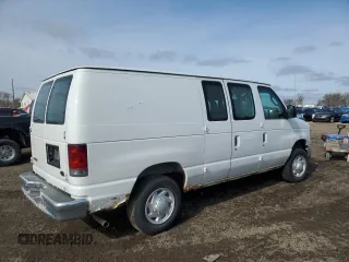 2008 Ford Econoline Cargo Commercial with VIN 1FTNE14W78DB50235, listed as a Copart auction lot 51799495 with 218,886 mi miles and Clean Title. Bid and sale history available at carsss.com. Image 3.