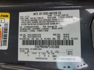 2023 Ford Mustang EcoBoost z VIN 1FATP8UH6P5105300, wystawiony jako Copart lot #64236215 z przebiegiem 47 117 mil mil oraz Nie do naprawy • Non repairable. Historia ofert i sprzedaży dostępna na DreamBid. Obrazek 13.