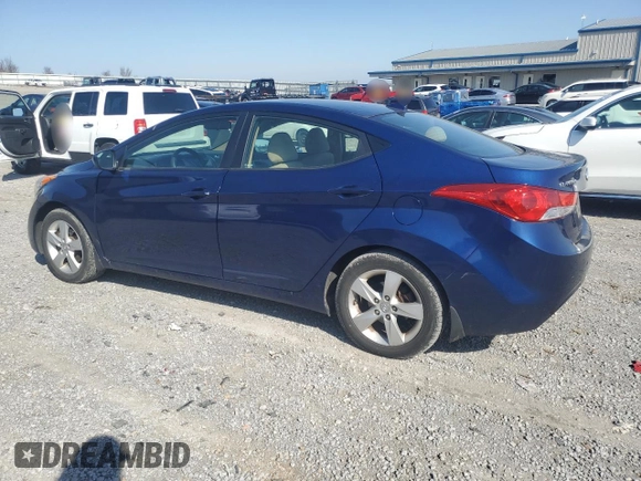2013 Hyundai Elantra Limited with VIN KMHDH4AE7DU501778, listed as a Copart auction lot 52764415 with 109,971 mi miles and Salvage Title. Bid and sale history available at DreamBid. Image 2.