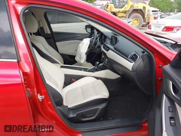 2016 Mazda 6 i Grand Touring with VIN JM1GJ1W57G1460281, listed as a IAAI auction lot 42016051 with 89,784 mi miles. Bid and sale history available at carsss.com. Image 5.