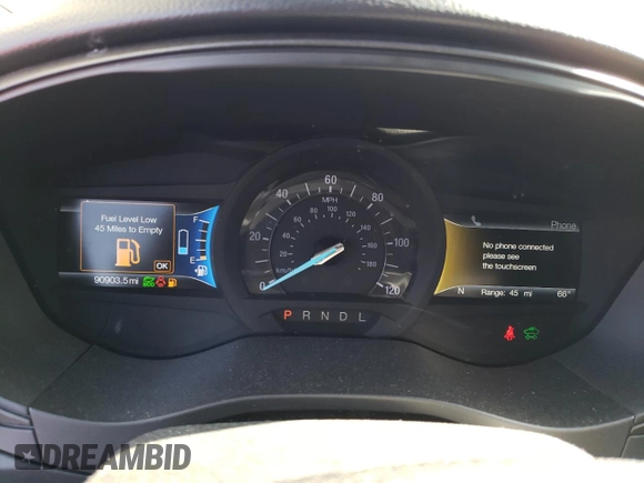 2018 Ford Fusion Hybrid SE with VIN 3FA6P0LU5JR111042, listed as a Copart auction lot 47843343 with 90,903 mi miles. Bid and sale history available at carsss.com. Image 9.
