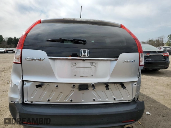 2013 Honda CR-V EX-L with VIN 2HKRM4H78DH645041, listed as a Copart auction lot 50028155 with 58,044 mi miles and Salvage Title. Bid and sale history available at DreamBid. Image 6.