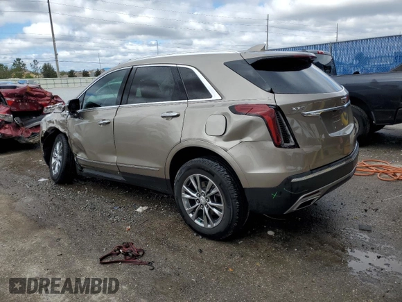 2023 Cadillac XT5 FWD Premium Luxury with VIN 1GYKNCRS2PZ178623, listed as a Copart auction lot 85016494 with 23,336 mi miles and Non Repairable. Bid and sale history available at carsss.com. Image 2.