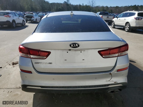2020 Kia Optima LX with VIN 5XXGT4L34LG437182, listed as a Copart auction lot 43595305 with 92,420 mi miles and Salvage Title. Bid and sale history available at carsss.com. Image 6.