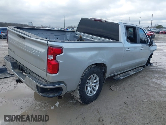 2020 Chevrolet Silverado 1500 LT with VIN 1GCUYDED6LZ302762, listed as a IAAI auction lot 41402510 with 150,000 mi miles and . Bid and sale history available at DreamBid. Image 4.