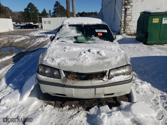 2003 Chevrolet Impala with VIN 2G1WF52K839297140, listed as a Copart auction lot 86056574 with 0 mi miles and Salvage Title. Bid and sale history available at carsss.com. Image 5.
