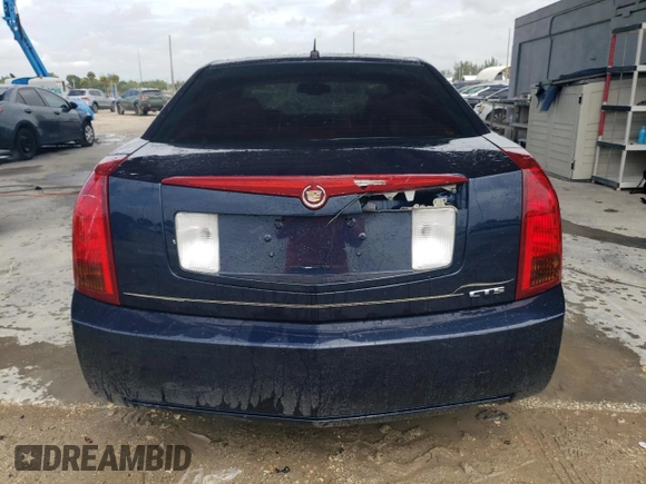 2005 Cadillac CTS with VIN 1G6DP567050235555, listed as a Copart auction lot 73053684 with 95,800 mi miles and Salvage Title. Bid and sale history available at carsss.com. Image 6.
