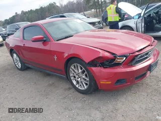 2012 Ford Mustang V6 Premium with VIN 1ZVBP8AM2C5226730, listed as a IAAI auction lot 41667723 with 85,278 mi miles. Bid and sale history available at carsss.com. Image 1.