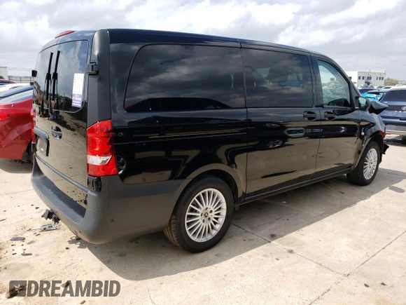 2021 Mercedes-Benz Metris with VIN W1WV0FEY3M3830388, listed as a Copart auction lot 45854963 with 3,548 mi miles and . Bid and sale history available at DreamBid. Image 3.