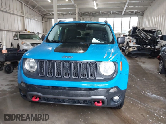 2015 Jeep Renegade Trailhawk with VIN ZACCJBCT0FPB59264, listed as a IAAI auction lot 42203406 with 109,000 mi miles and . Bid and sale history available at DreamBid. Image 12.