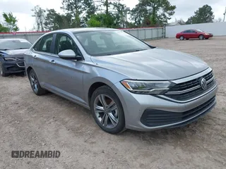 2024 Volkswagen Jetta SE with VIN 3VW7M7BU9RM012652, listed as a IAAI auction lot 41911472 with 47,151 mi miles and . Bid and sale history available at DreamBid. Image 1.