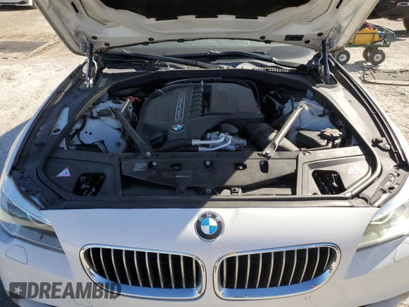 2015 BMW 5 Series 535i with VIN WBA5B1C58FD918932, listed as a Copart auction lot 47470515 with 160,506 mi miles and Salvage Title. Bid and sale history available at carsss.com. Image 11.
